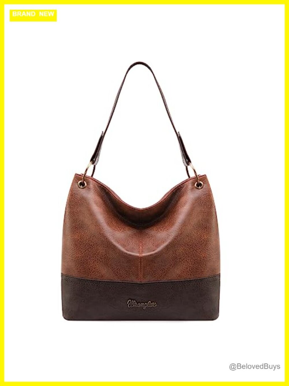 Vegan Leather Hobo Shoulder Bag